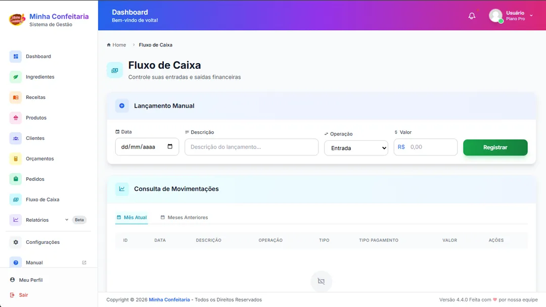 Fluxo de Caixa